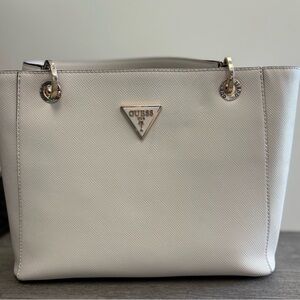 GUESS Light Gray Tote Bag